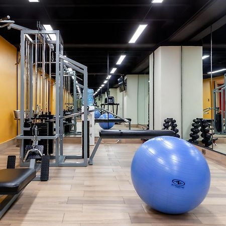 Hotel La Joya Pachuca Zewnętrze zdjęcie The gym at the hotel